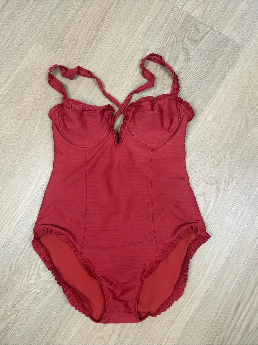 For Love & Lemons St Lucia One Piece Swimsuit L